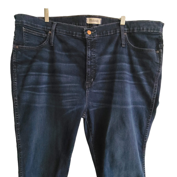 MADEWELL 10" High Rise Skinny Hayes Wash F4684‎ Stretch Jeans Women's 37 - Picture 4 of 15